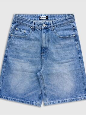 Bareline Light Blue Denim Men’s Shorts Size 28